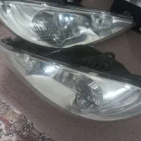 چراغ خطرهای جلو و عقب فابریک ۲۰۶