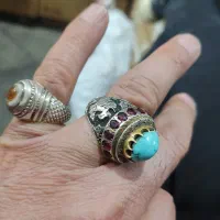 انگشتر فیروزه ۳۲گرم اصل نیشابور|جواهرات|مشهد, ابوذر|دیوار