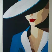 تابلو نقاشی تکنیک اکلریک