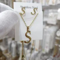 بدلیجات نیم ست حروف استیل رنگ ثابت موجود