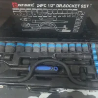 جعبه بکس 24 پارچه مشکی رنگ فشار قوی اینتیمکس|ابزارآلات|پیشوا, |دیوار