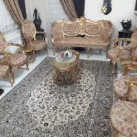 مبل استیل چوب گردو 9 نفره