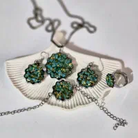 ست زیورآلات رزینی