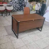 میز اداری فلزی چوبی