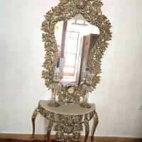 آیینه و کنسول طرح برنز برتر وسنگین