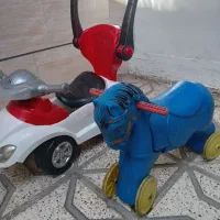 ماشین و اسب بچه