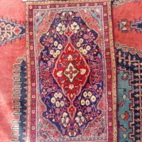 قالیچه رنگ گیاهی قدیمی عتیقه دست بافت۱۰۸در ۶۲|فرش|تهران, نیروی هوایی (پیروزی)|دیوار