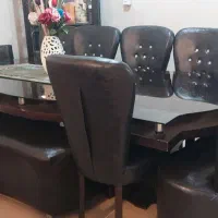 میز و صندلی ناهارخوری ۱۲ نفره شیک و زیبا