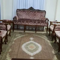 مبل استیل چوب گردو ترک