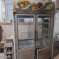 یخچال ایستاده دو طرف نما تمام استیل