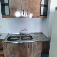 کابینت همراه با سینک  استیل واب چکان