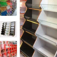 استند آجیل خشکبار/قفسه سوپری/ویترین چای نبات/طبقه