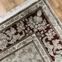 فرش ۹ متری ۱۲۰۰ شانه نخ ابریشم فروش به علت مهاجرت|فرش|تهران, گیشا|دیوار