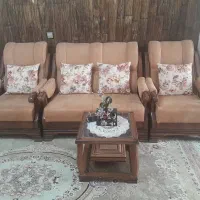 مبل راحتی آمریکایی ۷ نفره|مبلمان خانگی و میز عسلی|کرج, کوی زنبق|دیوار