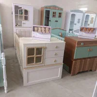 تخت وکمد نوزادی * رنگی*100مدل تنوع زیبا|تخت و سرویس خواب|رشت, استقامت ۱|دیوار