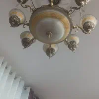 درب چوبی  هود  روشویی  لوستر