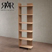 قفسه کتاب و دکوری B02 ام دی اف و چوبی|کتابخانه، شلف، قفسههای دیواری|ارومیه, |دیوار