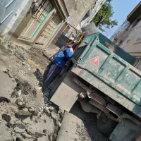 حمل نخاله با کارگر و بابکت اجاره مینی بیل|خدمات حمل و نقل|کرج, گلشهر|دیوار