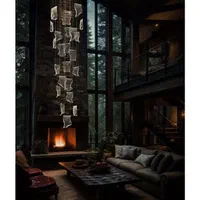 لوستر سقفی کریستالی طرح چروک 15 شاخه|لوستر و چراغ آویز|تهران, چیتگر جنوبی|دیوار