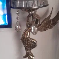 یک جفت لاله فرشته برنج اصل|لوستر و چراغ آویز|تهران, ارامنه|دیوار