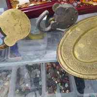 یک عدد سینی و دو عدد قفل اینگلیسی|کلکسیون اشیاء عتیقه|اهواز, نادری|دیوار