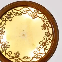 لوستر سقفی چوبی مدل فلاور|لوستر و چراغ آویز|مشهد, خین عرب|دیوار