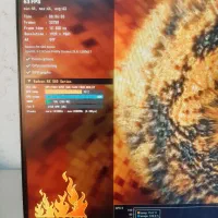 کارت گرافیک rx 580 بکر دما ۷۵ ثابت معاوضه هم میکنم