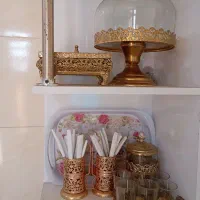 سرویس ظروف طلایی