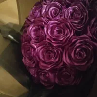 دسته گل بنفش روبانی|گل مصنوعی|تهران, شهران جنوبی|دیوار