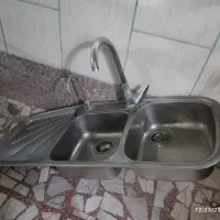 سینک توکار|آب‌چکان و نظم‌دهنده ظروف|کرج, باغستان|دیوار