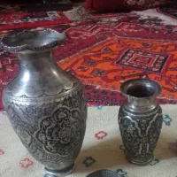 گلدان نقره