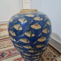 گلدان سفالی ماهی|صنایع دستی و سایر لوازم تزئینی|تهران, تهران‌سر|دیوار