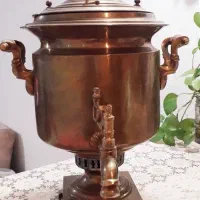 سماورذغالی روسی ونفتی-قپان-آبغوره گیرقدیمی|کلکسیون اشیاء عتیقه|پردیس, فاز ۱۱|دیوار