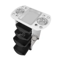 ترولی فلزی آزمایشگاهی و آرایشگاهی