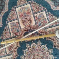 پرده حریر با والن طرح دار|پرده، رانر، رومیزی|باروق, |دیوار