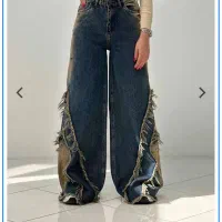 شلوار فول بگ دمپا ریش