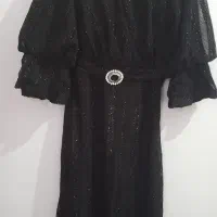 لباس مجلسی بلند و مشکی سایز ۱