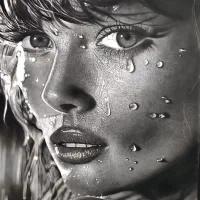 چهره سیاه قلم