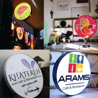 طراح و سازنده تابلو نئون، لایت باکس، بنر، چلنیوم|خدمات پیشه و مهارت|کرج, فاز ۴ مهرشهر|دیوار