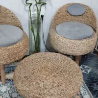 میز و صندلی حصیری