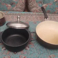 سرویس قابلمه و ماهتابه تفلون|ظروف پخت‌وپز|قم, پردیسان|دیوار