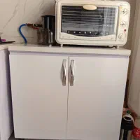 کابیت فلزی در حد نو بهمراه هود وسینک