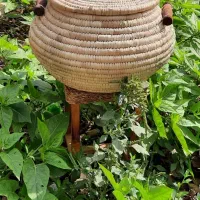 خمره حصیری برنج|صنایع دستی و سایر لوازم تزئینی|رشت, هلال احمر|دیوار