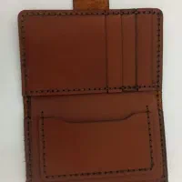 کیف پول چرم طبیعی دست دوز|کیف، کفش، کمربند|مشهد, موعود|دیوار