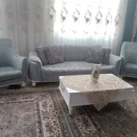 مبل راحتی در حد نو ۷ نفره با جلو مبلی|مبلمان خانگی و میز عسلی|ری, اقدسیه|دیوار