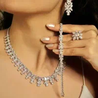 سرویس نقره جواهری عیناً طلا با جعبه کادو رایگان|بدلیجات|تبریز, |دیوار