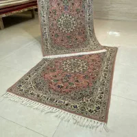 جفت زرونیم اردکان درحدنو زمینه گلبهی|فرش|همدان, |دیوار