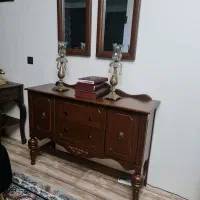 ایینه و کنسول و میز تی وی