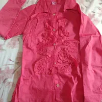 شومیز کتان دخترانه  کاملا نو