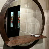 آیینه دیوار کوب تمام چوب روسی|آینه|مشهد, فلسطین|دیوار